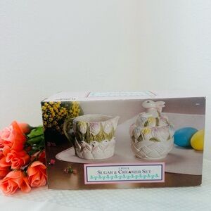 Mervyn’s New Vintage Sugar and Creamer Spring Set cottagecore coffee bar